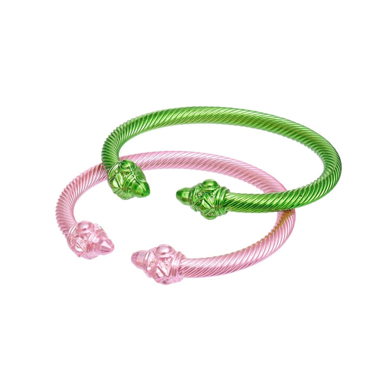 Pink and Green