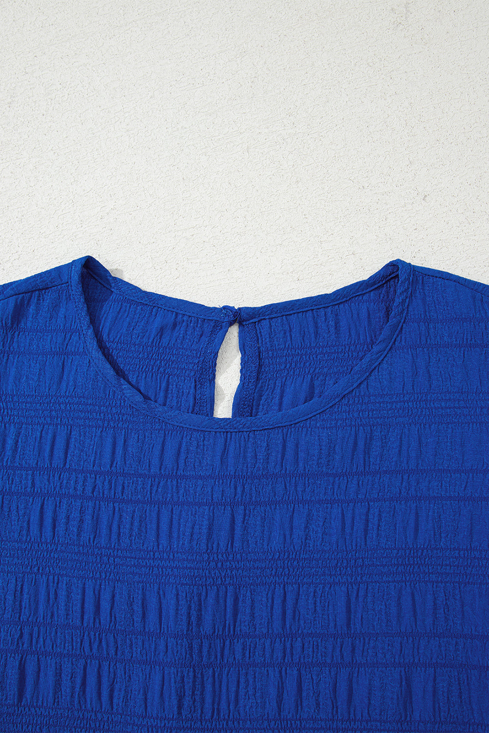 Textured Flutter Sleeve Ruffled Mini Dress