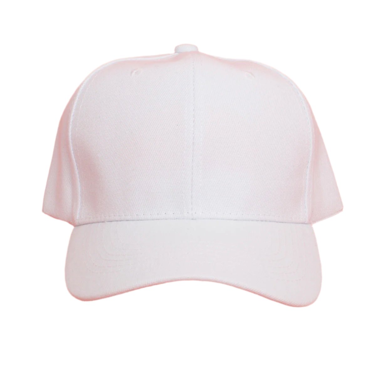 Hat White Canvas Baseball Cap for Women