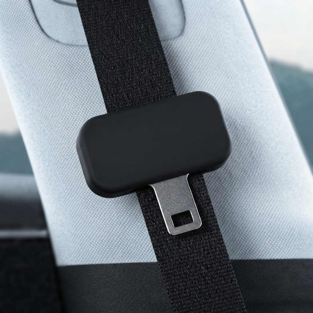 Silence Seat Belt Buckle Cover Set for Model Y Juniper / Model 3 Highland