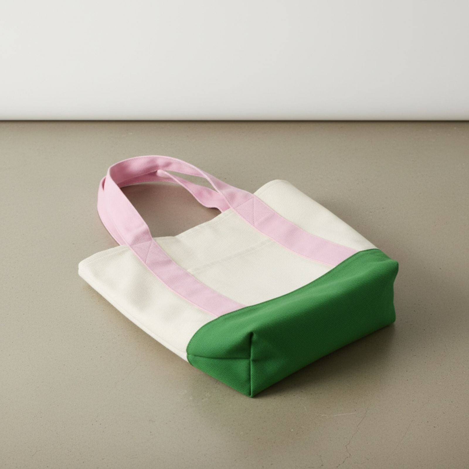 AKA Pink Green Accent Mini Canvas Tote Bag