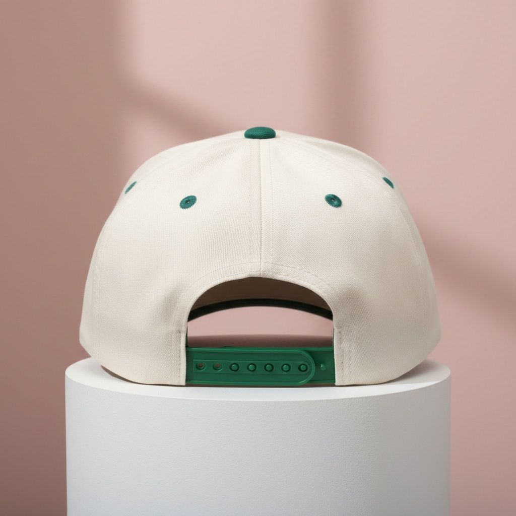 Pink Goes Good with Green Baseball Cap