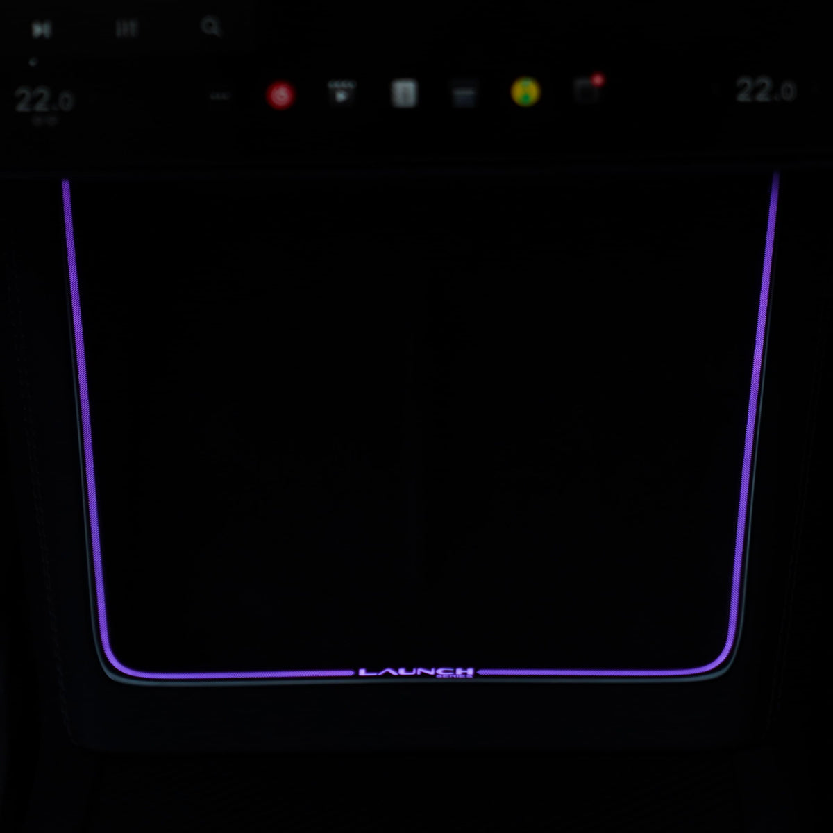 Laser-Carved Ambient Light for Model Y Juniper Wireless Charging Port | TESERY